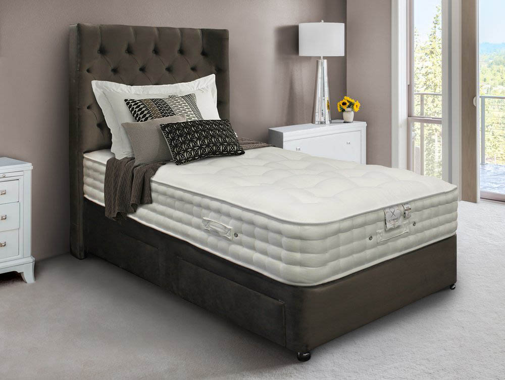 Alexander & Cole Alexander & Cole Tranquillity Pocket 4800 2ft6 Small Single Mattress with Athena Divan Base