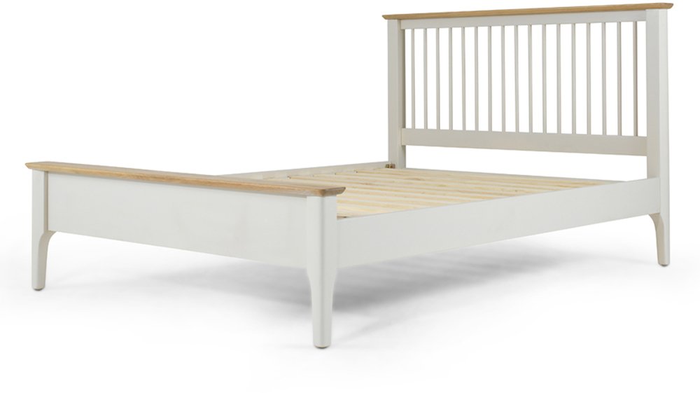 Archers Archers Cotswold 5ft King Size Grey and Oak Wooden Bed Frame