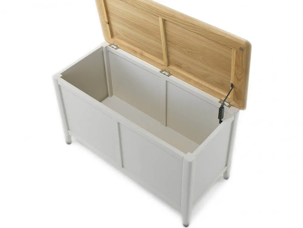 Archers Archers Cotswold Grey and Oak Blanket Box (Assembled)