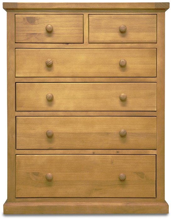 Archers Archers Langdale 2 Over 4 Pine Wooden Chest of Drawers (Assembled)