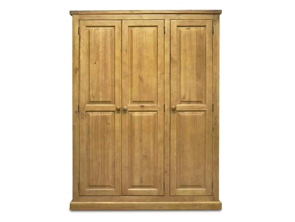 Archers Archers Langdale 3 Door Pine Wooden Large Triple Wardrobe