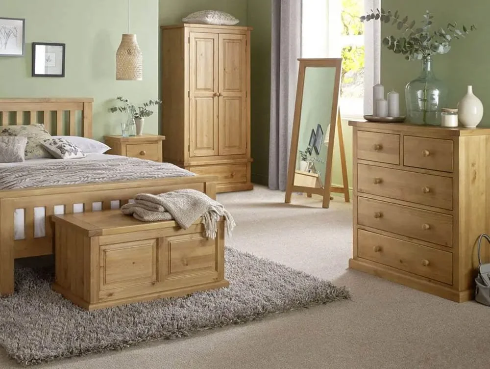 Archers Archers Langdale 3 over 4 Drawer Pine Wooden Chest of Drawers (Assembled)