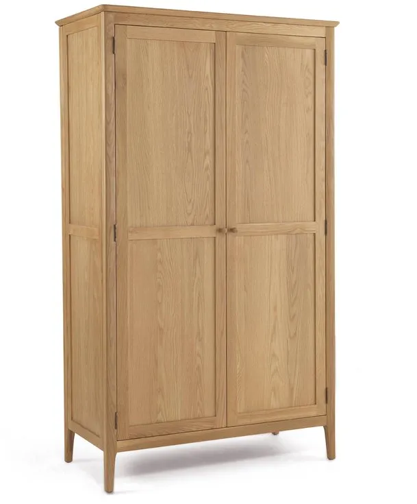 Archers Archers Windermere Oak Full Hanging Oak Wooden Double Wardrobe