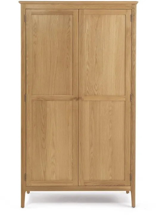 Archers Archers Windermere Oak Full Hanging Oak Wooden Double Wardrobe