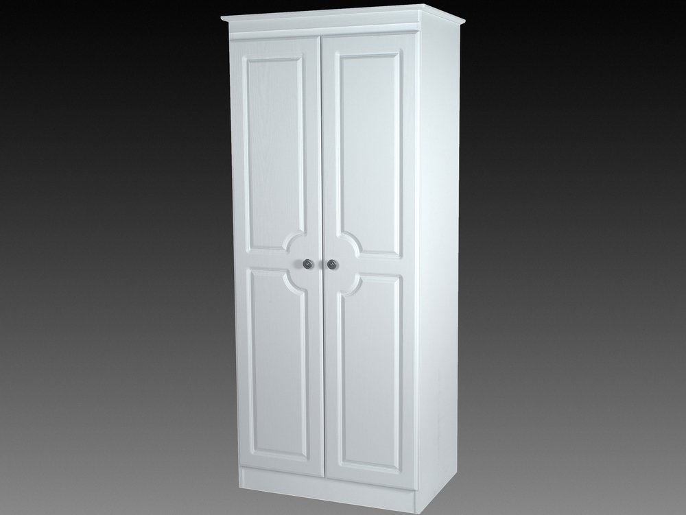 ASC ASC 2ft6 Chelsea 2 Door Double Wardrobe (Assembled)