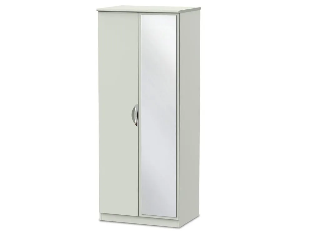 ASC ASC Corsica 2 Door Mirrored Double Wardrobe (Assembled)