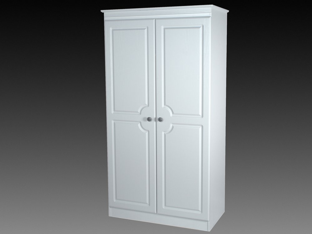 ASC ASC 3ft Chelsea 2 Door Double Wardrobe (Assembled)