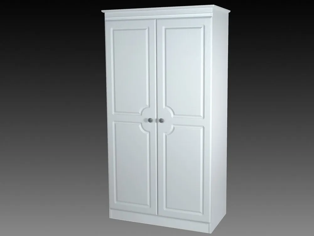 ASC ASC 3ft Chelsea 2 Door Double Wardrobe (Assembled)