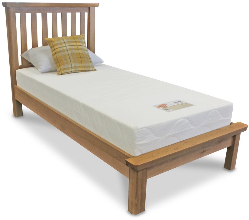 ASC ASC Austin 3ft Single Oak Wooden Bed Frame