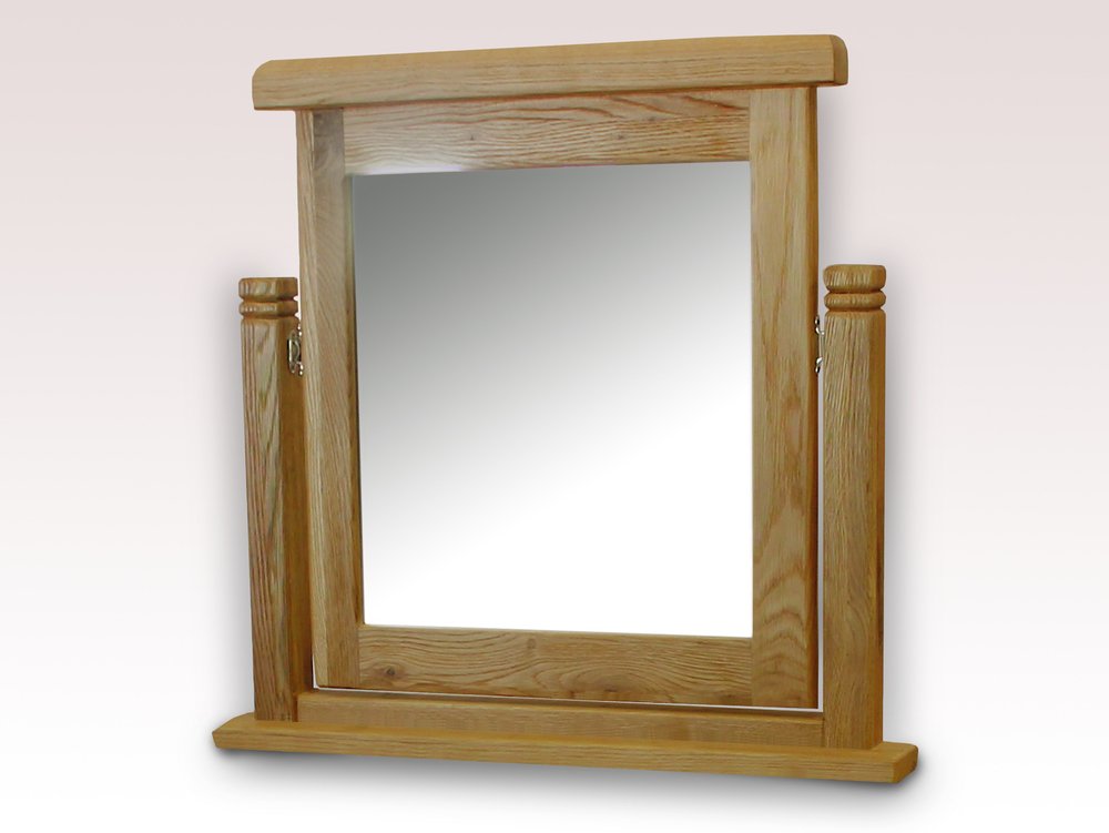 ASC ASC Balmoral Oak Wooden Dressing Table Mirror