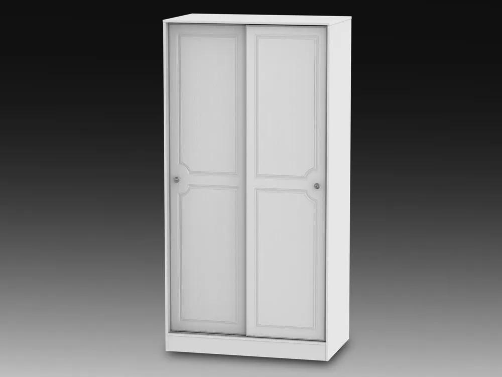 ASC ASC Chelsea Sliding Door Double Wardrobe (Part Assembled)
