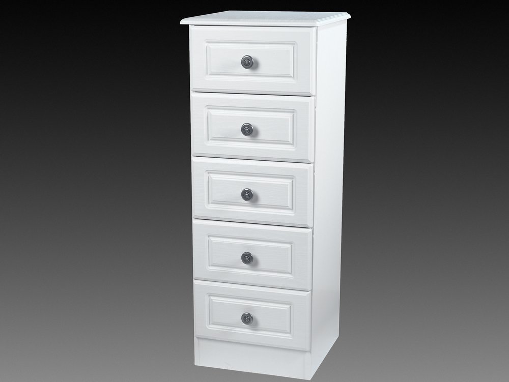 ASC ASC Chelsea 5 Drawer Tall Narrow Chest of Drawers (Assembled)