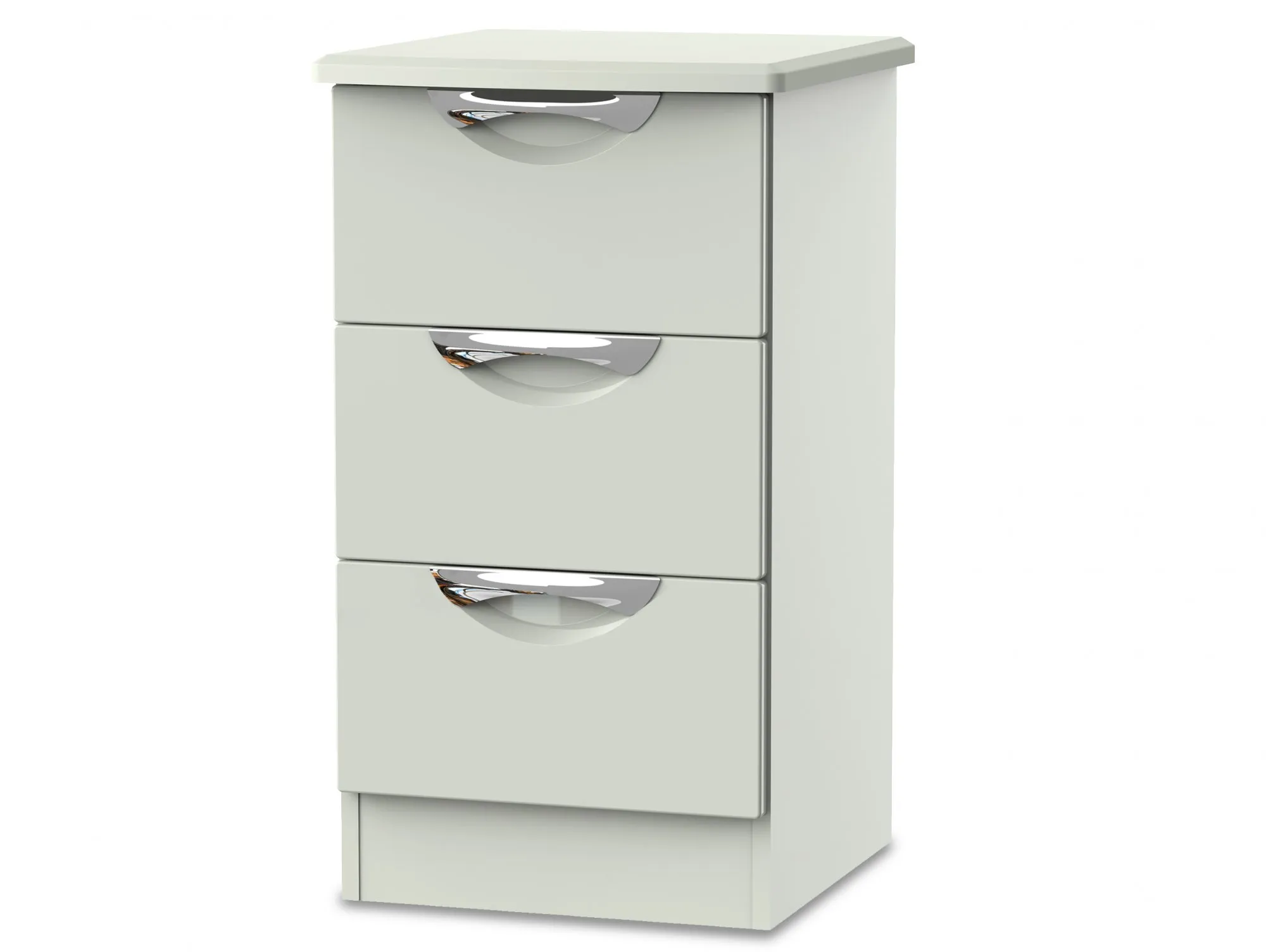 ASC ASC Corsica 3 Drawer Bedside Table (Assembled)