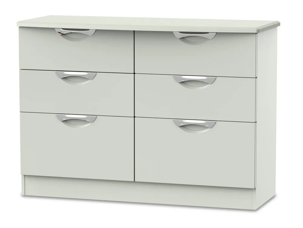 ASC ASC Corsica 6 Drawer Midi Chest of Drawers (Assembled)