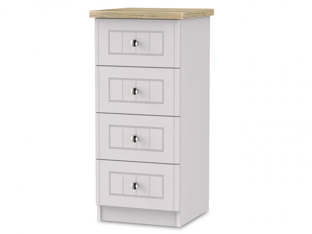 Welcome Welcome Vienna 4 Drawer Narrow Chest of Drawers (Assembled)