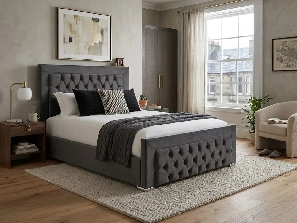 ASC ASC Harley Fabric Bed Frame