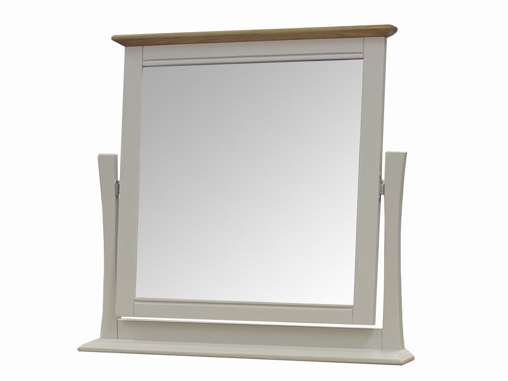 ASC ASC Larrissa Grey and Oak Wooden Dressing Table Mirror