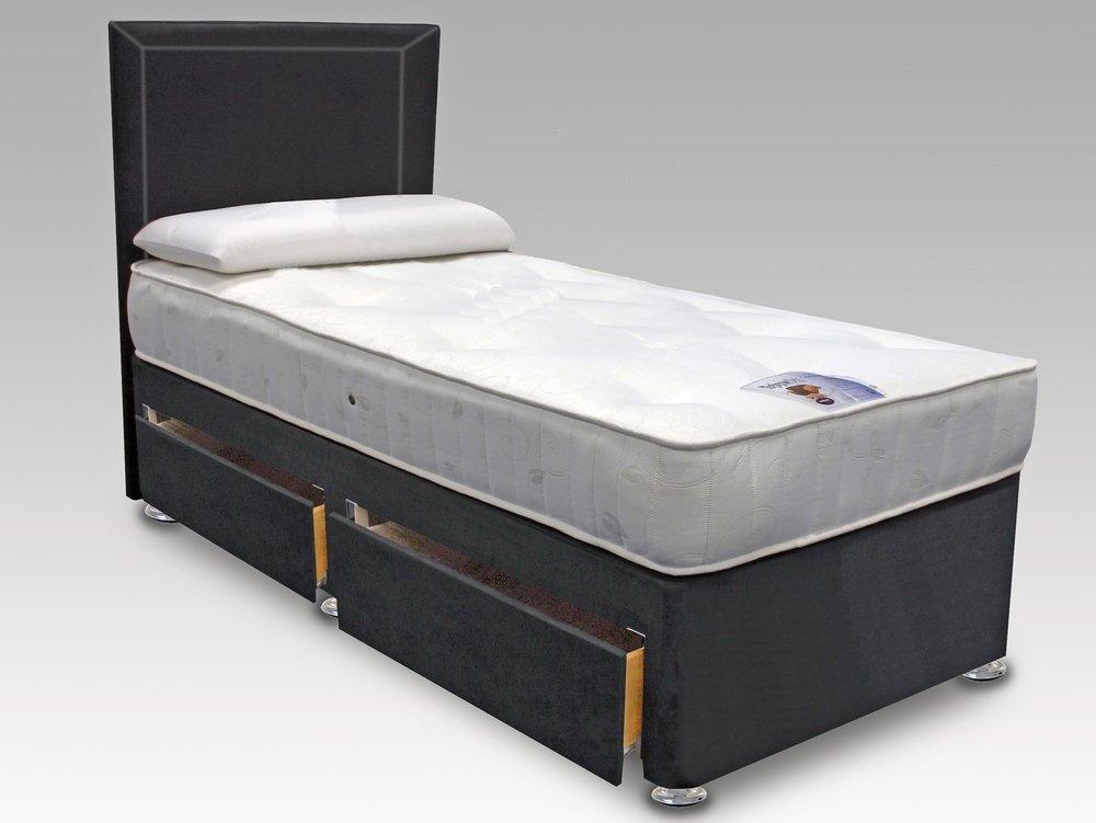 ASC ASC Pearl 2ft6 Small Single Mattress with Divan Base