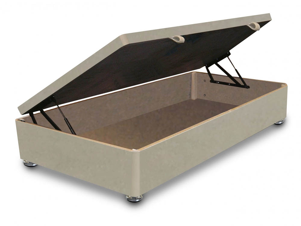 ASC ASC Faux Suede 3ft Single Side Opening Ottoman Divan Base