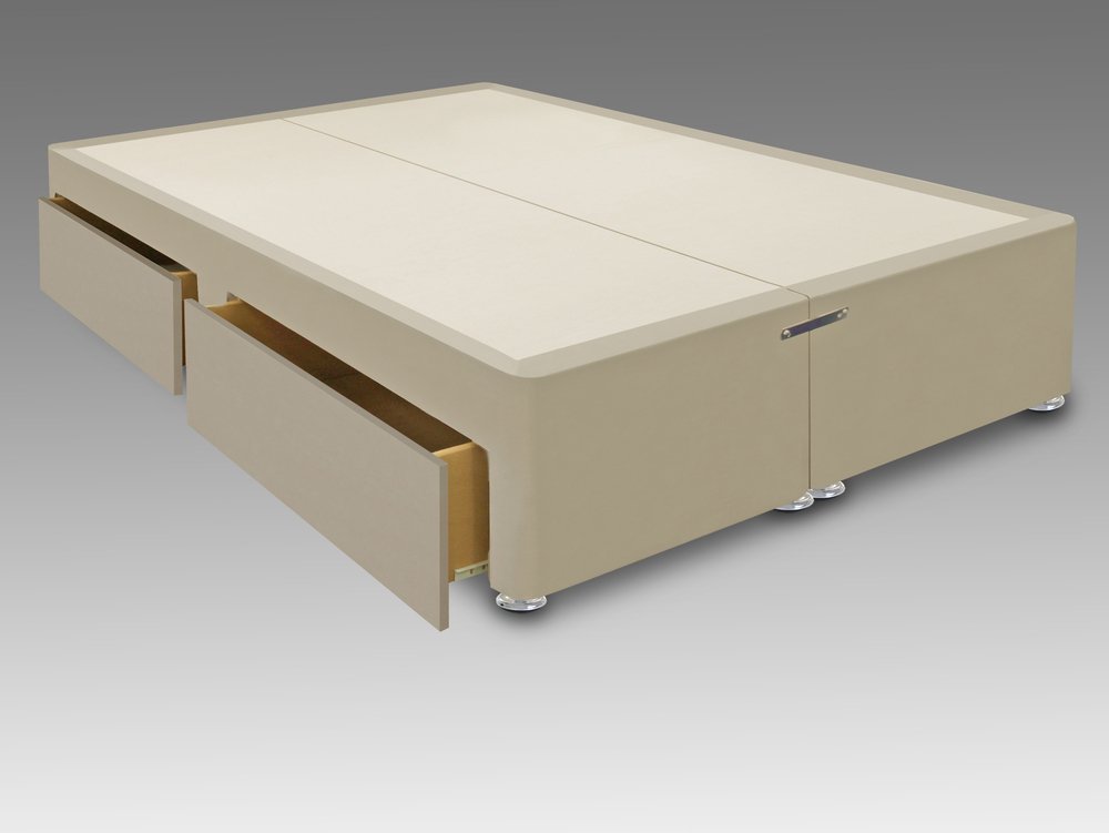 ASC ASC Faux Suede 6ft Super King Size Divan Base