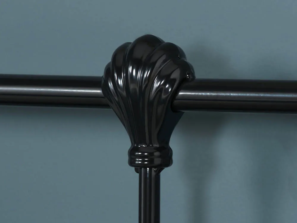 Birlea Birlea Atlas Black Metal Bed Frame