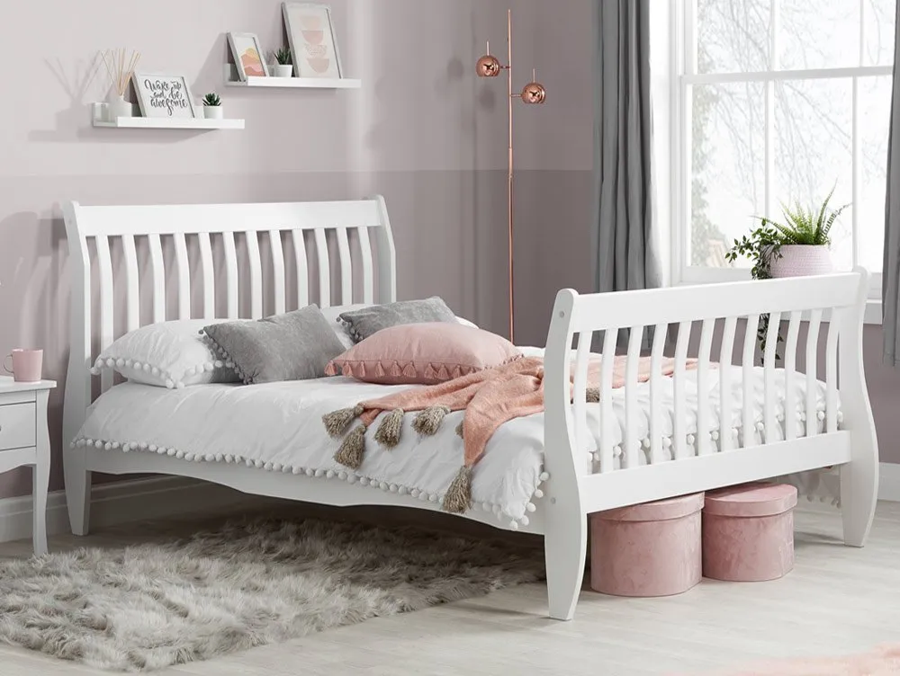 Birlea Birlea Belford White Wooden Bed Frame