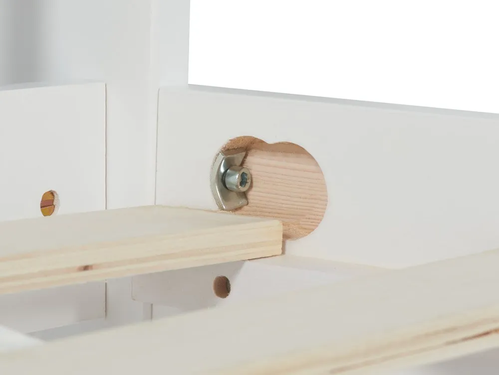 Birlea Birlea Belford White Wooden Bed Frame