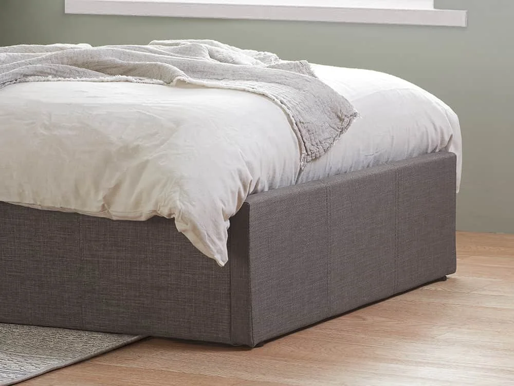 Birlea Birlea Berlin Grey Fabric Ottoman Bed Frame