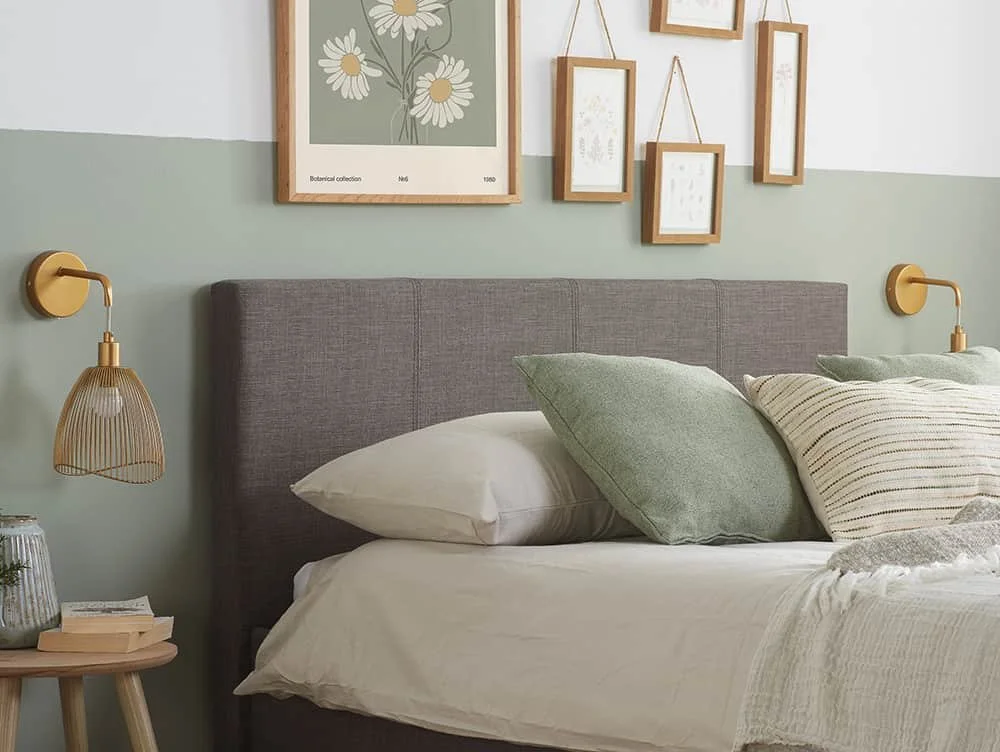 Birlea Birlea Berlin Grey Fabric Ottoman Bed Frame