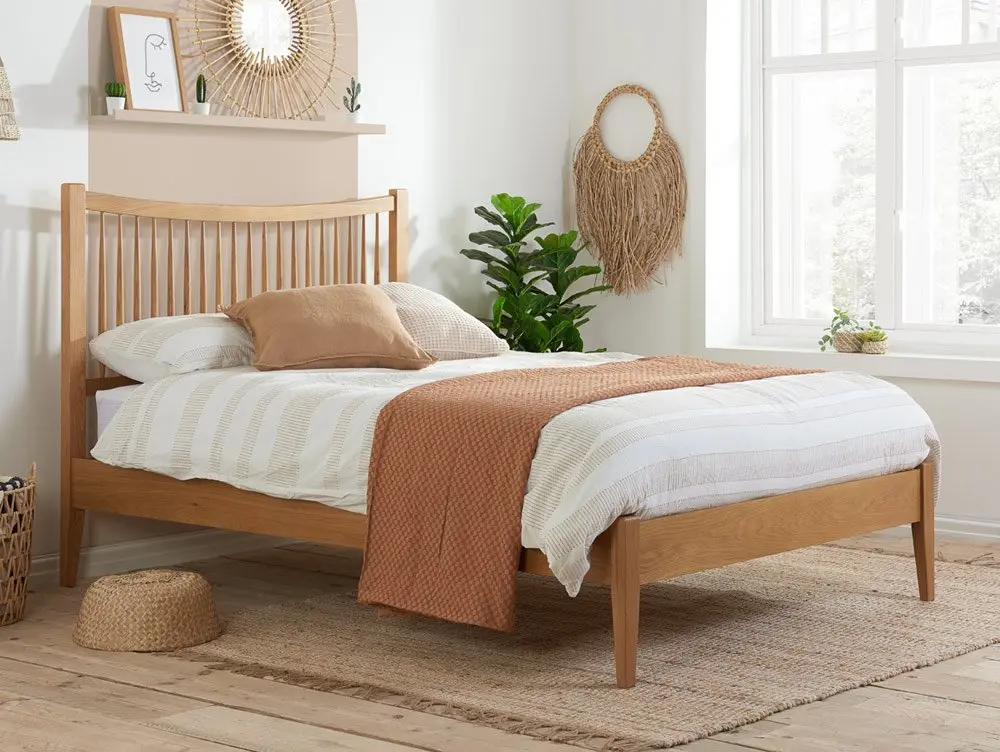 Birlea Birlea Berwick Oak Wooden Bed Frame