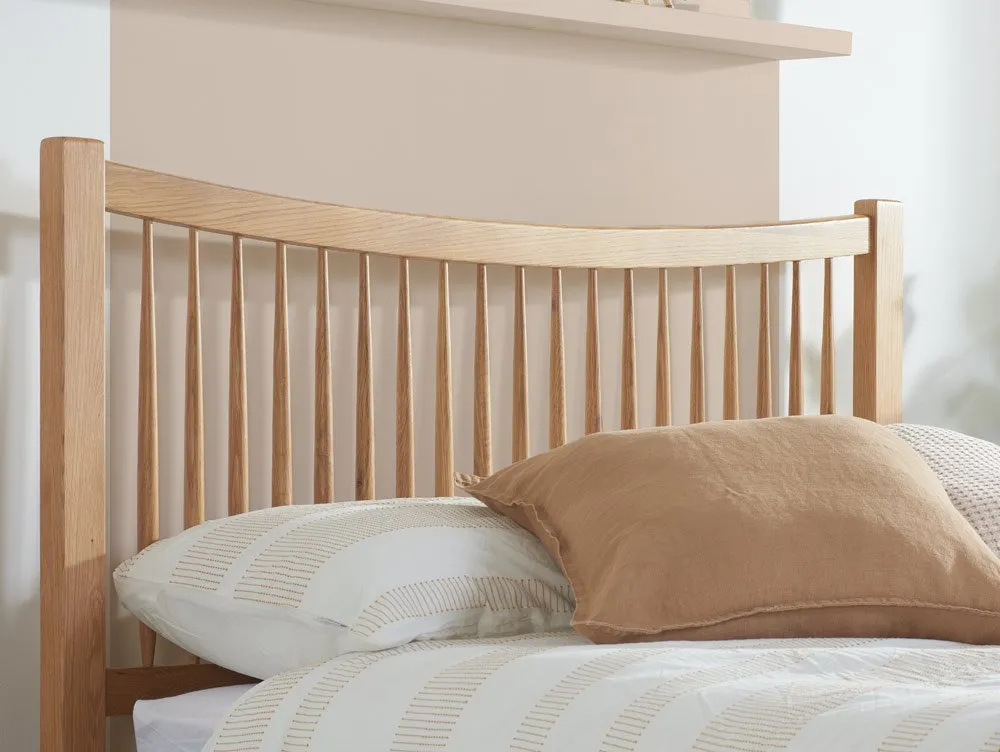 Birlea Furniture & Beds Birlea Berwick 5ft King Size Oak Wooden Bed Frame