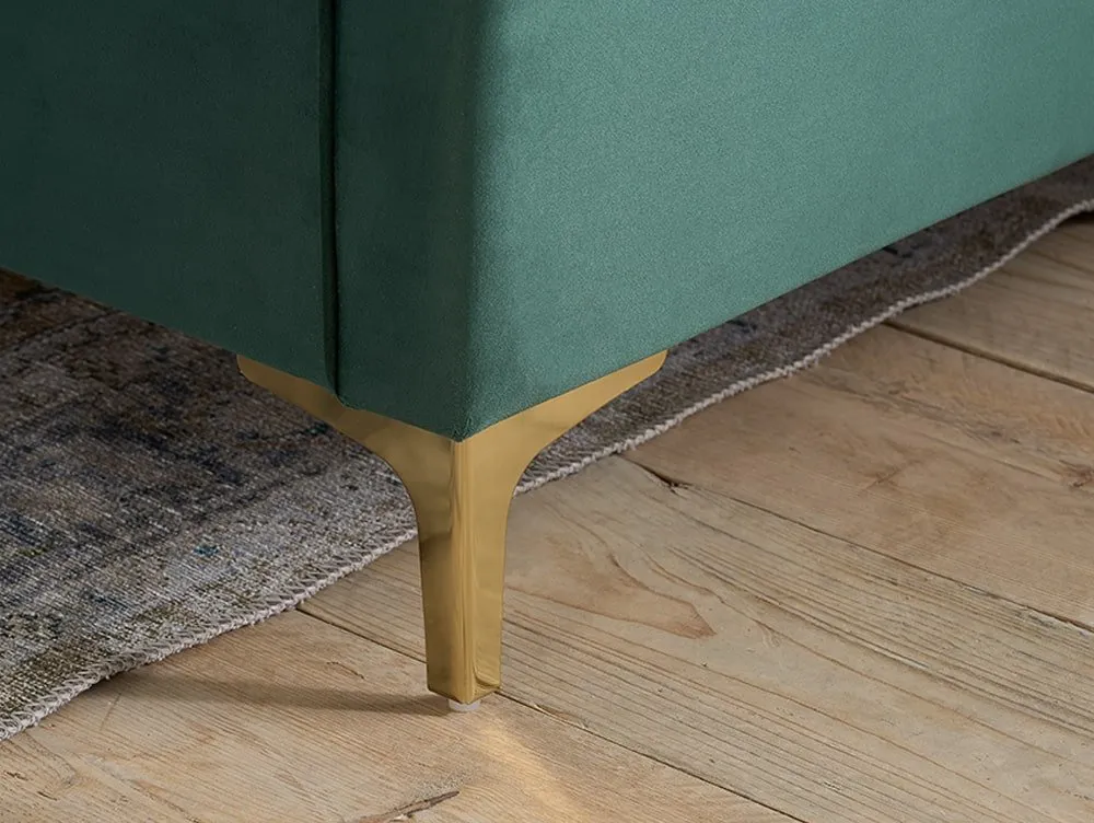 Birlea Birlea Clover Green Velvet Bed Frame