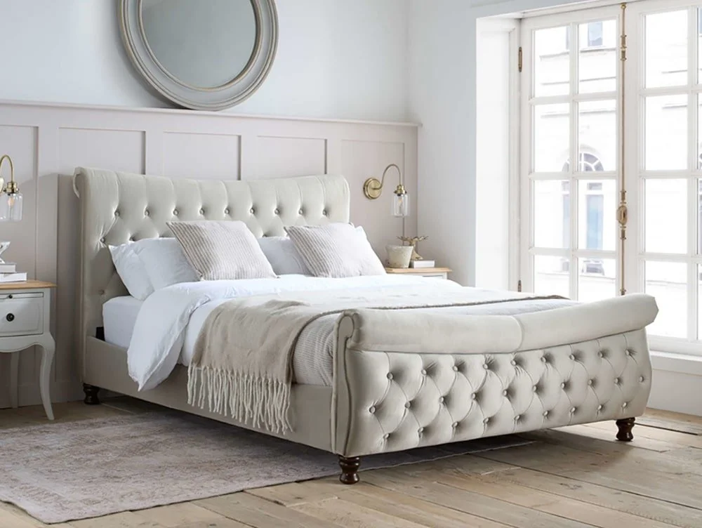 Birlea Birlea Copenhagen Stone Fabric Bed Frame