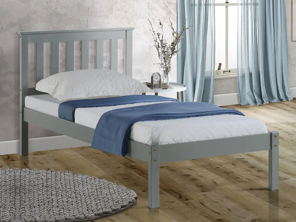 Birlea Furniture & Beds Birlea Denver 3ft Single Grey Wooden Bed Frame