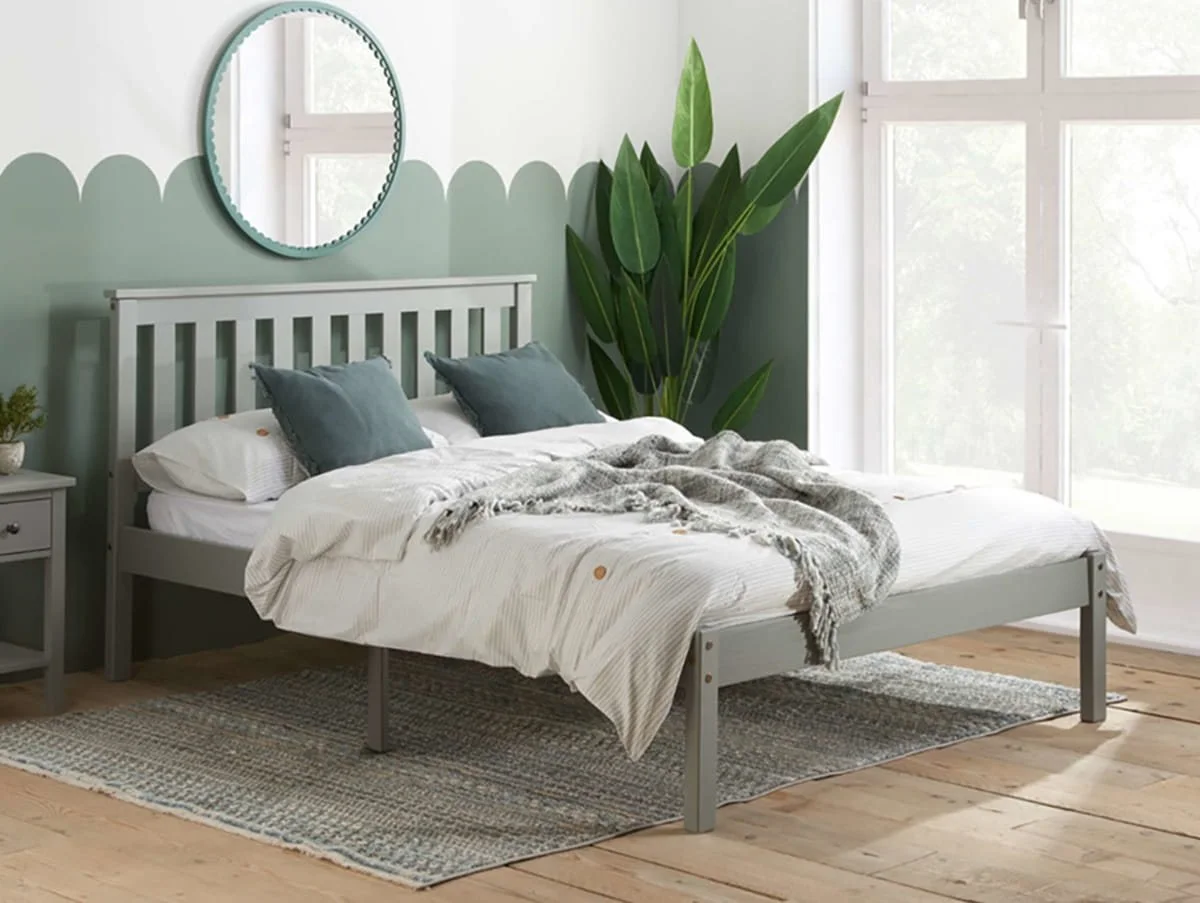 Birlea Birlea Denver Grey Wooden Bed Frame