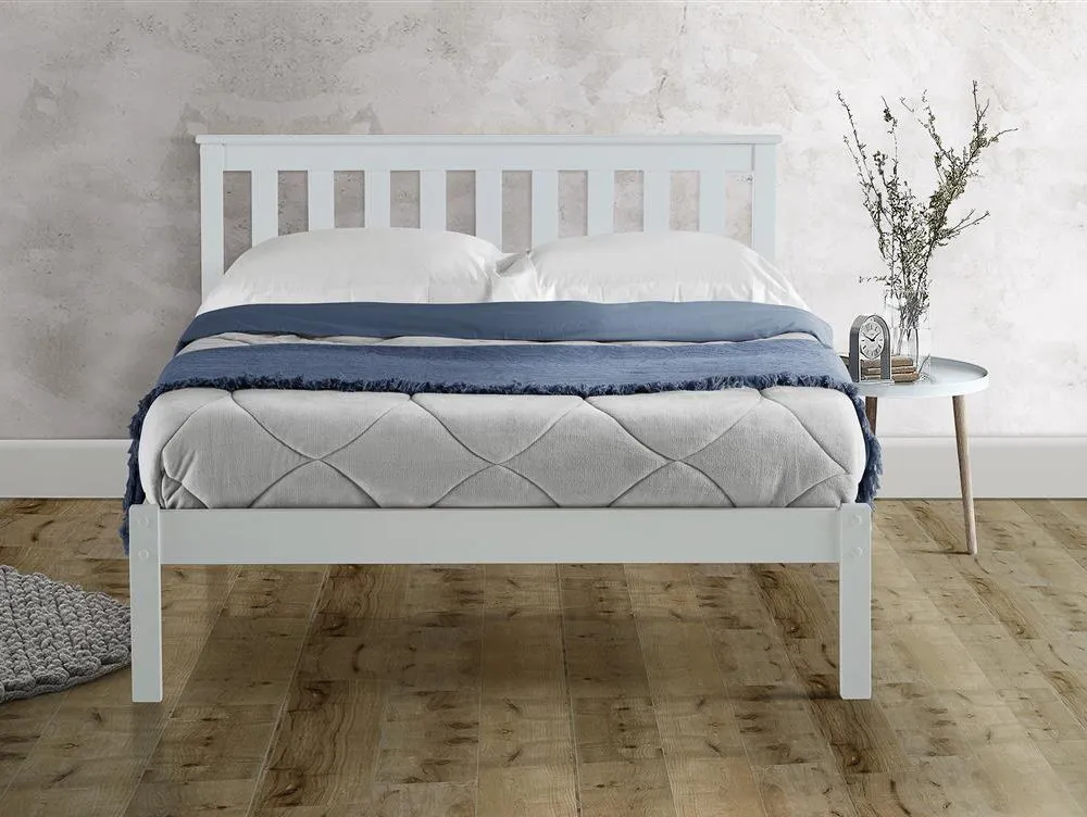 Birlea Furniture & Beds Birlea Denver 4ft Small Double White Wooden Bed Frame