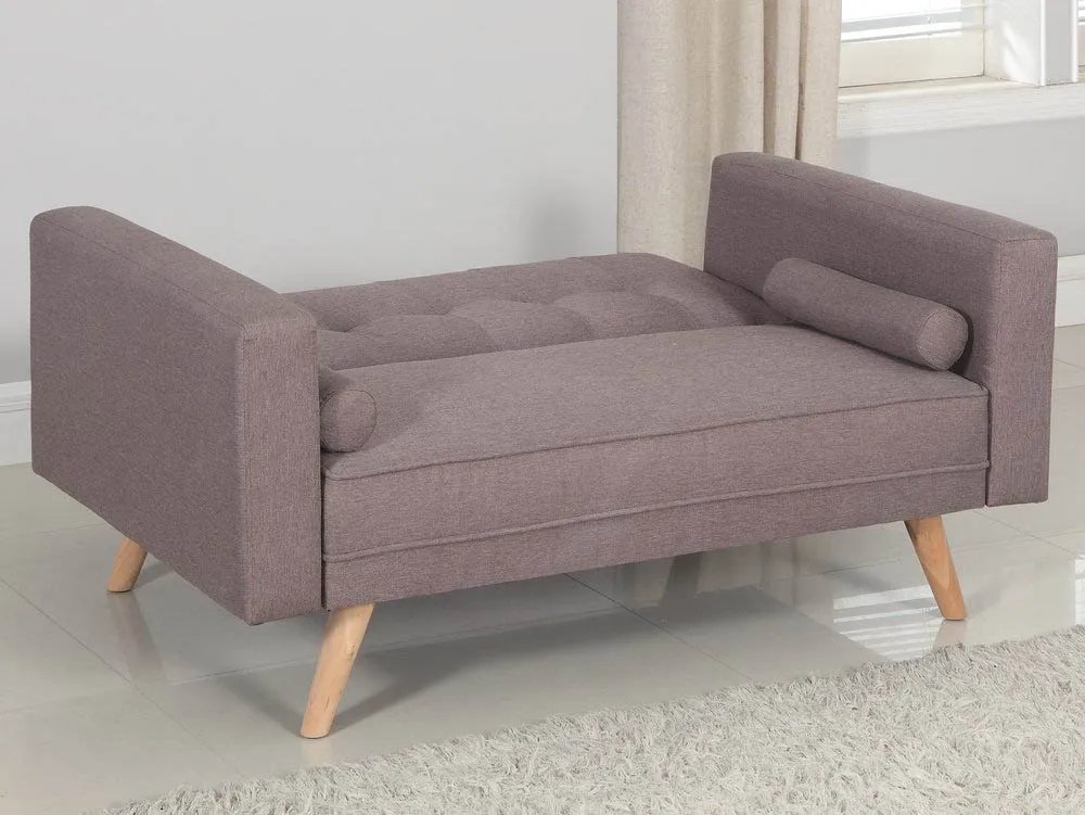 Birlea Furniture & Beds Birlea Ethan Medium Grey Fabric Sofa Bed