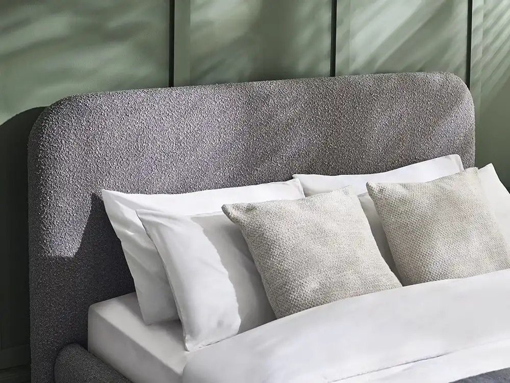 Julian Bowen Julian Bowen Hannah Grey Boucle Bed Frame