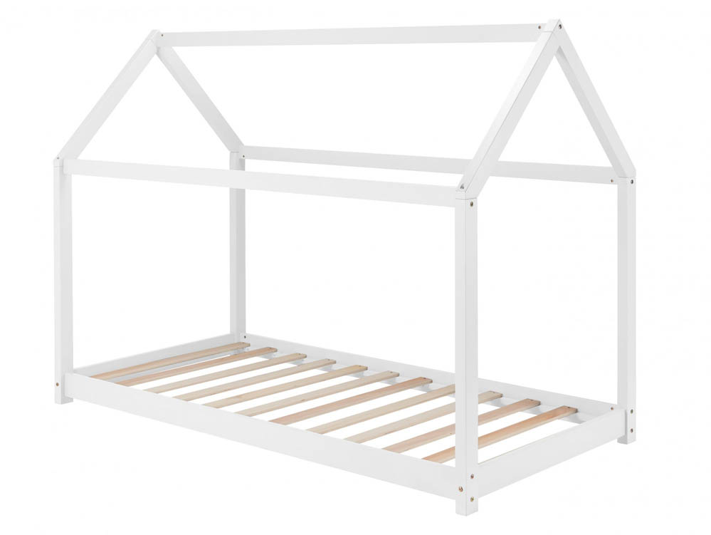 Birlea Birlea House 3ft Single White Wooden Bed Frame