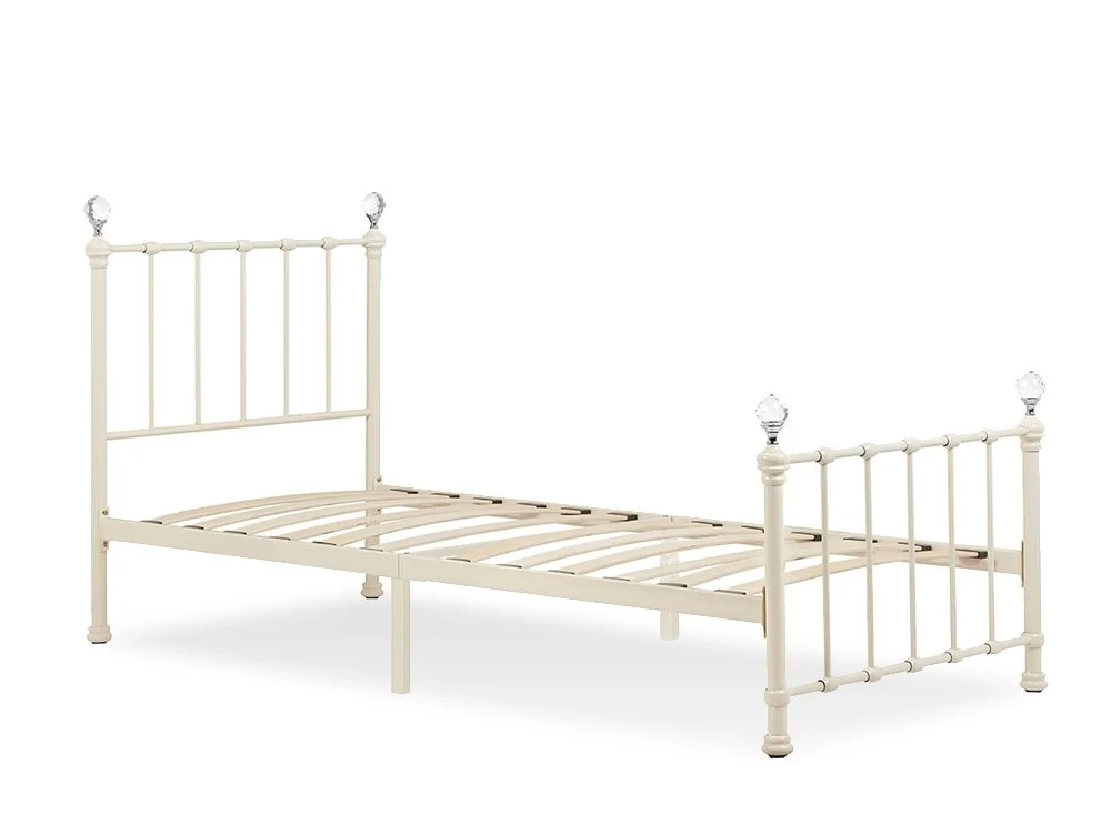 Birlea Birlea Jessica Cream Metal Bed Frame