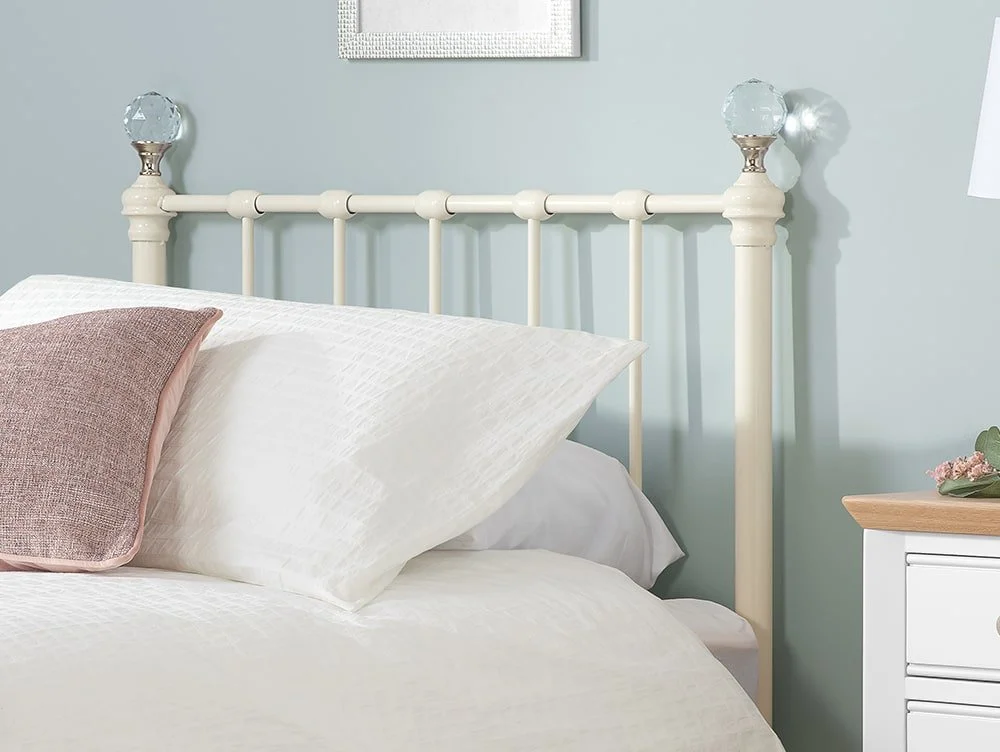 Birlea Birlea Jessica Cream Metal Bed Frame