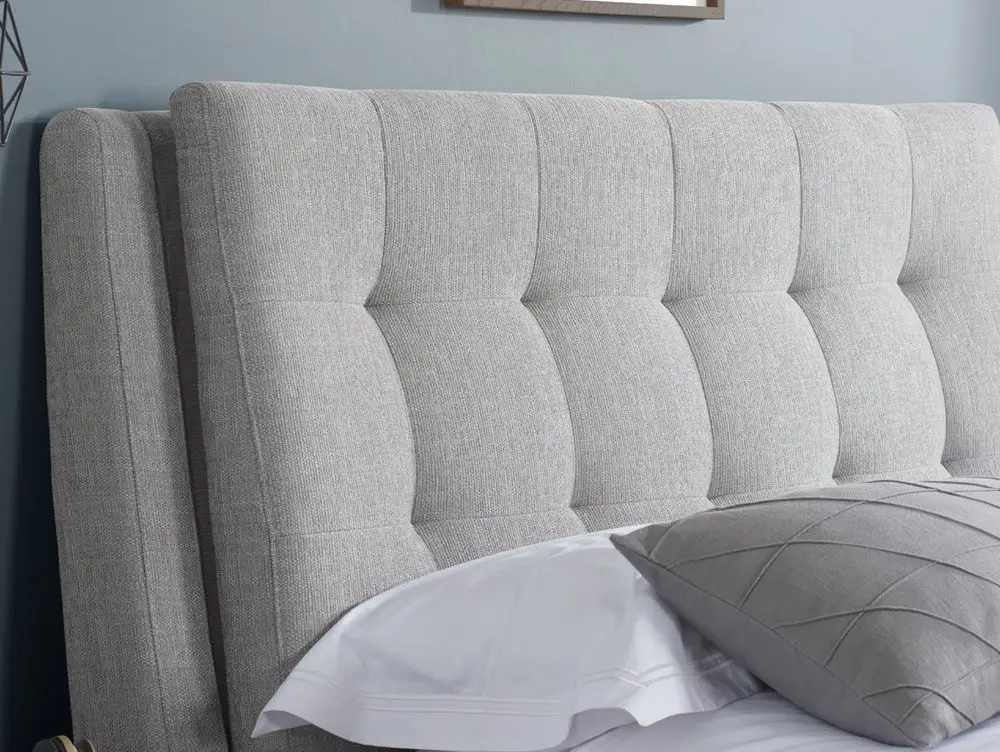 Birlea Birlea Mayfair Grey Fabric 4 Drawer Storage Bed Frame