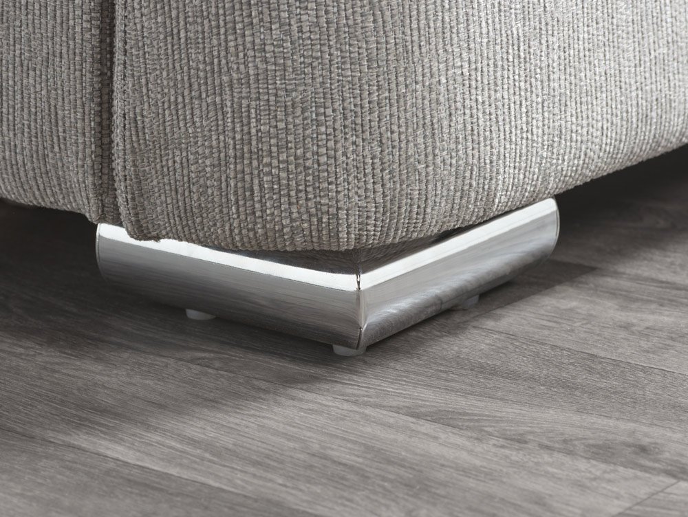 Birlea Birlea Mayfair 6ft Super King Size Grey Upholstered Fabric 4 Drawer Bed Frame
