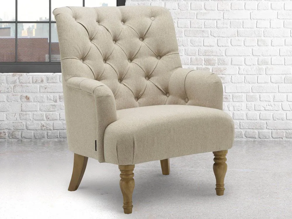 Birlea Furniture & Beds Birlea Padstow Wheat Fabric Armchair
