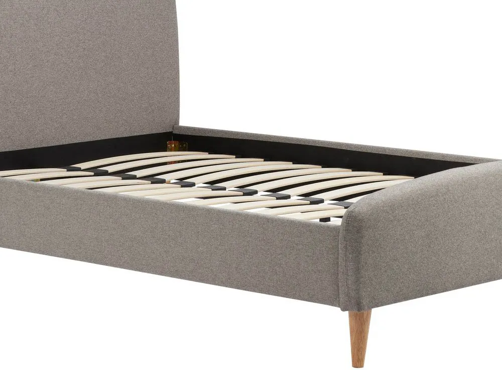 Birlea Birlea Quebec Grey Fabric Bed Frame