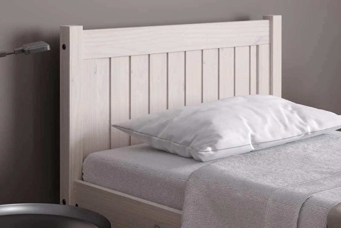 Birlea Birlea Rio Whitewash Wooden Bed Frame