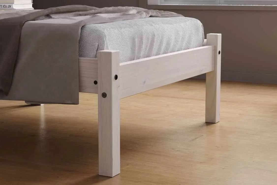 Birlea Birlea Rio Whitewash Wooden Bed Frame