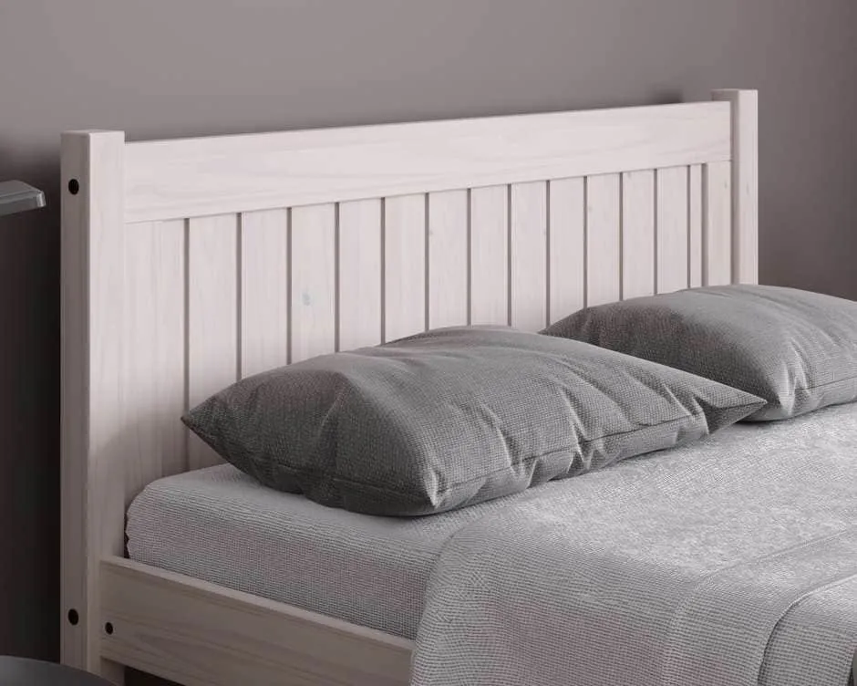 Birlea Birlea Rio Whitewash Wooden Bed Frame