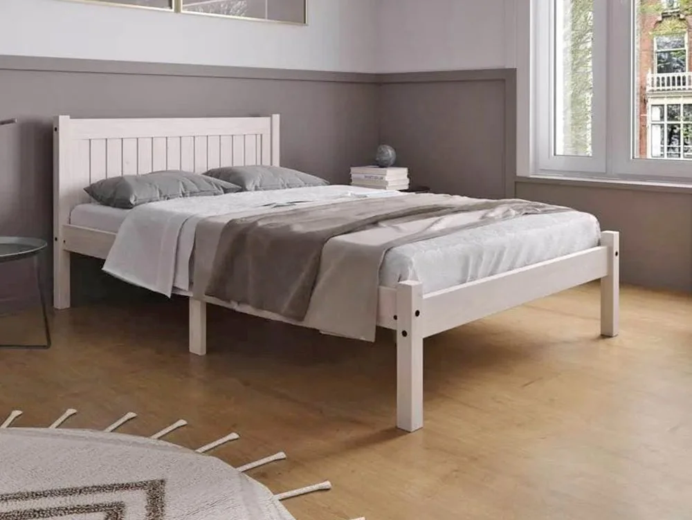 Birlea Birlea Rio Whitewash Wooden Bed Frame