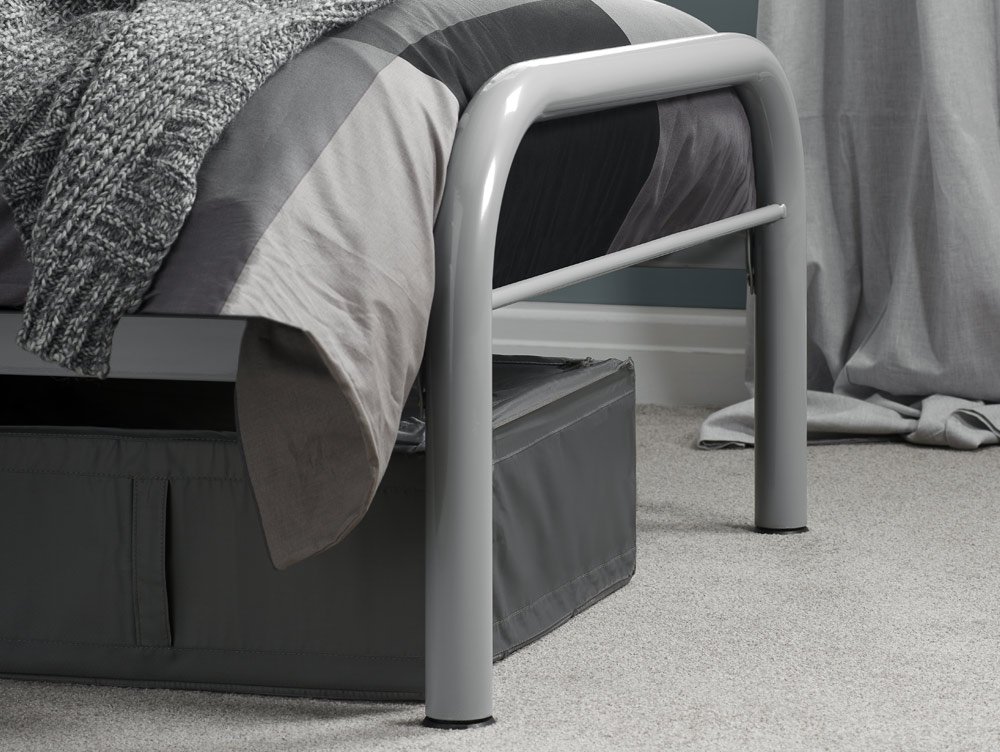Birlea Birlea Solo 3ft Single Silver Metal Bed Frame